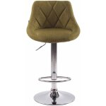 Clp - cuisine de bar  tabouret en tissu pivotant rglable avec des repousses de pied de diffrentes ...
