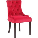 Fauteuil  djeuner de style chesterfield dans le dossier haut en velours couleurs lgantes diffrentes ...