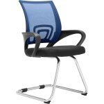 Clp - le fauteuil de visiteur de bureau moderne en tissu chrom� a submerg� diverses couleurs couleur ...