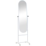 Clp - miroir ovale �l�gant avec une figure interne �quip�e de roues disponibles diff�rentes couleurs ...