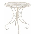 Clp - table de jardin orn�e de d�tails �l�gants et de minuscules jambes diff�rentes couleurs colore : ...