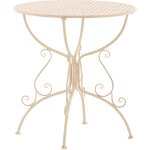 Clp - table de fer  crme amanda antica