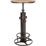 Clp - table ronde de ø 60 cm dans un style idistal réglable en différentes couleurs hauteur colore : ... Clp - table ronde de ø 60 cm dans un style idistal réglable en différentes couleurs hauteur colore : ...