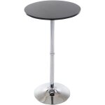 Table de support rond moderne pour bar avec étagère en bois différentes couleurs colore : noir Table de support rond moderne pour bar avec étagère en bois différentes couleurs colore : noir