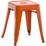 Clp - plusieurs tabourets m�talliques dans le banc industriel empilable diff�rentes couleurs couleur ...