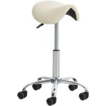 Tabouret de travail reno similicuir crme