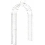 Clp - treillis / arche � rosiers sun blanc