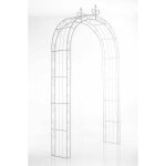 Clp - ancient white garden pergola arc