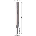 Cmt ? fraise pour d�fonceuse coupe droite 3mm ? carbure monobloc micrograin ? profondeur de coupe 12mm ...