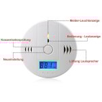 Co, monoxyde, de, carbone, 1x, détecteur, monoxyde, installation Co, monoxyde, de, carbone, 1x, détecteur, monoxyde, installation