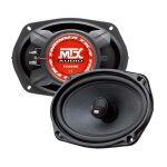 Coaxiaux 2 voies mtx audio 16x23cm (6x9) - 4o - 100wrms - bobine �30mm en til - tweeter n�odyme �25mm ...