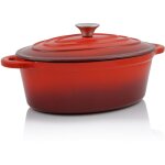 Cocotte 4, 3 litre -  24 cm fonte, maill, rouche - bbq - toro
