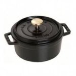 Cocotte en fonte maille avec couvercle, tous feux dont induction, 5  7 personnes, ronde, 28 cm, 6, ...