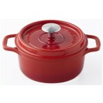Cocotte en fonte ronde 18 cm rubis - invicta Cocotte en fonte ronde 18 cm rubis - invicta