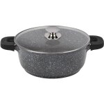 Cocotte haute en fonte d'aluminium noir supr�me 20cm