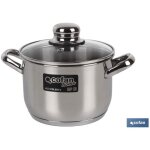 Cocotte � induction inox 2. l mod polenta t / verre �160 mm