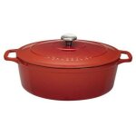 Cocotte ovale en fonte maille 27cm rubis sublime - chasseur - puc472758