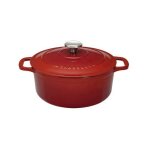 Cocotte ronde en fonte maille 20cm rubis sublime chasseur puc472058