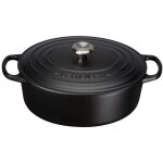 Cocotte signature en fonte maille avec couvercle, 33cm, ovale, 7, 5 l, 6, 595 kg, noir mat, 21178330000430 ...