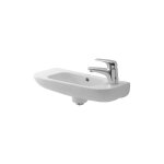 Duravit - d - code - lave - mains 50x22 cm, avec un trou pour robinet � droite, blanc 07065000082