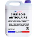 Codve bois - cire antiquaire - 5 l - codeve bois - pour l'entretien de toutes vos boiseries en bois ...