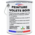 Peinture volets bois - 5 l - codeve bois - ral 1011 - beige brun - pour la protection de votre volet, ...