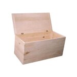 Banquette en bois 100x40 h 50 ? bois de pin 12mm ? fournie d�mont�e ? norme ce ? garantie 2 ans