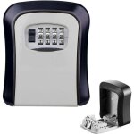 Coffre - fort � combinaison � 4 chiffres - serrure ext�rieure en m�tal �tanche - bo�te � cl�s avec mot ...