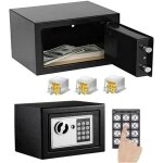 Coffre - fort �lectronique avec cl� et clavier, haute s�curit� de 4, 6 m�tres, adapt� aux maisons, bureaux, ...