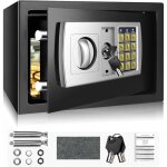 Coffre - fort avec serrure � cl� et mot de passe, coffre - fort �lectronique pour meubles, ignifuge et ...