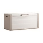 Dfl - coffre de jardin beige gulliver 118x49x h55 cm