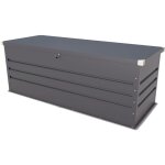 Trigano - coffre de jardin mtal anthracite 700 l