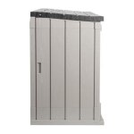 Toomax - coffre de jardin storer plus xl - rsine - capacit 1270l - taupe et marron