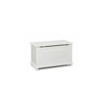 Coffre  jouet en pin massif 89x53x47 cm blanc - chambery