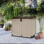 Coffre multifonctions keter sans vrins - 880l - beige