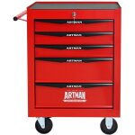 Coffre � outils m�tallique 5 tiroirs pliable avec roulettes, glissi�res � billes, rangement acier - organisate ...