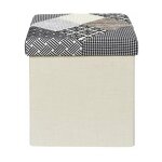 The home deco factory - coffre pouf pliable mirage