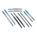 Coffret 10 lames scie sauteuse bois et métal dewalt Coffret 10 lames scie sauteuse bois et métal dewalt