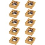 Coffret de 10pcs lames inserts rotatifs cnc insert carbure ccmt060204 - hm ybc251 outil tournage filtage ...
