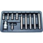 Coffret de 11 pi�ces embouts ou spline - m5 � m12