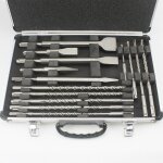 Coffret 12 forets et 5 outils burinage sds - plus - d - 42444