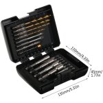 Coffret de 20 embouts de per�age, de vissage et de tournevis � percussion pour bois, m�tal, acier et ...