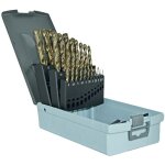 Coffret 25 forets m�taux court hss cobalt 5% queue cylindrique frioul inox - tivoly