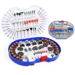 Coffret de 276 accessoires d'outils rotatifs universels pour polissage perage meulage sculpture coupe ...