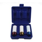 Coffret 3 douilles impact (17 - 19 - 21 mm) pour clé à choc 1 / 2'. coffret embouts de serrage pour jantes ... Coffret 3 douilles impact (17 - 19 - 21 mm) pour clé à choc 1 / 2'. coffret embouts de serrage pour jantes ...