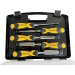 Coffret de 5 ciseaux  bois costans ii 6 - 10 - 15 - 20 - 25 mm - leman