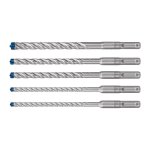 Coffret de 5x forets pour perforateur expert sds plus - 7x (pour b�ton arm�, � 6 - 10 mm, accessoire ...
