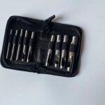 Coffret de 9 emporte pieces ronds 2 a 13 mm, poincons de decoupe joints