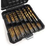 Coffret 99 forets h�lico�daux - m�tal rev�tu titane - �1. 5 - 10mm - pour bois et plastique - professionnel ...