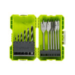 Coffret antichocs empilable 12 accessoires de perçage bois rak12swd - ryobi Coffret antichocs empilable 12 accessoires de perçage bois rak12swd - ryobi